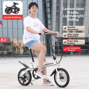 BONINGYU | Xe Đạp Gấp Nhẹ Cho Nam Nữ Học Sinh Người Lớn