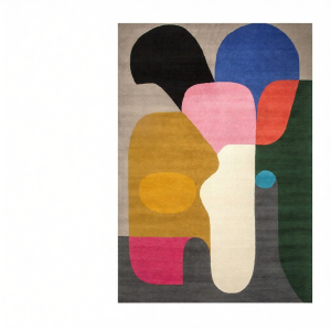 Luxury Bauhaus Foldable Washable Carpet