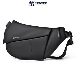 MENSPE Mens Chest Bag Waterproof Shoulder Bag Outdoor Sports Bag Large Capacity Running Bag Casual Bag Cross Body Bag Outdoor Cycling Bag Travel Bag