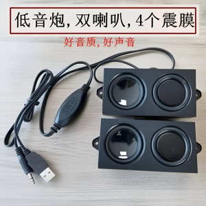 Fever High-Power Active Subwoofer Computer Speaker Multimedia Desktop Audio DIY Mini Speaker Chassis Disassembly Machine