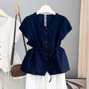 LIYANGANG | French Laced Short Sleeve Summer Fashion Slim Stylish Shirt