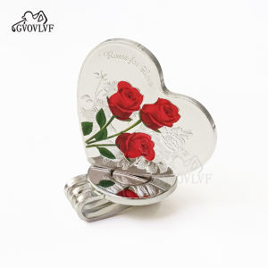 Golf Markers Hat Clips Rose Markers With Magnetic Clips Golf Accessories Golf Player Gifts
