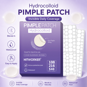 540/216/108pcs/box invisible acne patch set - deep cleaning high-quality water-based acne stickers gentle and skin friendly