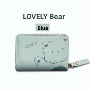 JIFANPAUL | Cute Cartoon Mini Multi-Card Wallet with Zipper
