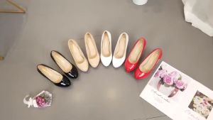 รูปร่างสง่างาม ใหม่ รุ่น A51 รองเท้าส้นสูง 3 สี (สีดำ.ขาว.แอปริคอท) สวยและใจกว้าง พร้อมส่งจากไทย