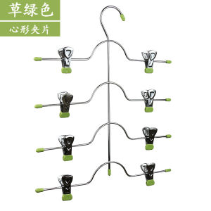 Anti-Rust Anti-Slip Foldable Multi-Layer Skirt Pants Hanger Seamless Space Saving Dormitory Thickened Storage Plastic Clothes Hanger