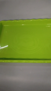 High Quality Plastic Colored Multipurpose Serving Tray for Food and Plates Bpa/Kitchen Serveware