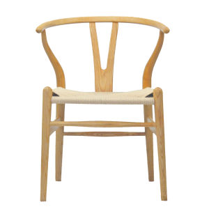 Nordic Style Solid Wood Dining Chair with Armrest Casual Backrest for Study Balcony Artistic Style Adult Furniture