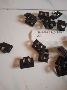 kancing klip besi plat pelipit kaca / kancing klip weather strip / kancing klip karet jepit kaca / kancing cepet molding kaca