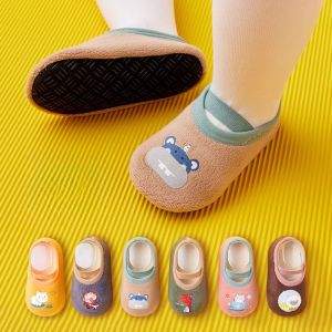 Thickened Baby Floor Socks Autumn Winter Indoor Soft Bottom Cool Proof Baby Walkers Anti Slip Bottom Children Sock Covers Shoes