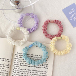 Aksesori Rambut untuk Wanita: Ikat Rambut Gadis Warna Permen Korea