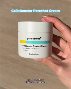 Dr.nineteen PoreXsome CollaBooster Poreshot Cream 50ML | Poly Lactic Acid + 12 HA + Ceramides | Firming Hydrating & Pore Care
