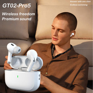 GasGak headset GT02-Pro5Bluetooth5.4 headphones with mic Wireless earbuds for Android/iosGaming Headset Touch Control Noise Cancelling