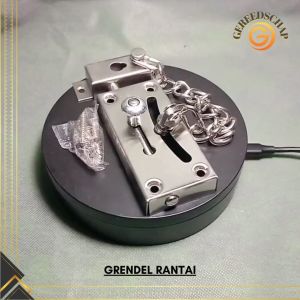Grendel Rantai Stainless Grendel Slot Pintu 4 Inci
