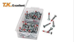 Zinc Plated Steel Hollow Wall Drive Anchor Screws for Drywall 46mm Drywall Heavy Duty Molly Bolt Set