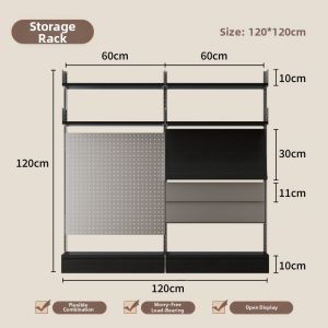 ALEDAN | Multifunctional Adjustable Wall Shelf