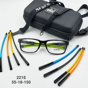 กรอบแว่นตา กรอบตัดเลนส์สายตา ทรง sport รุ่น 221S ขาไม่สปริง น้ำหนักเบา