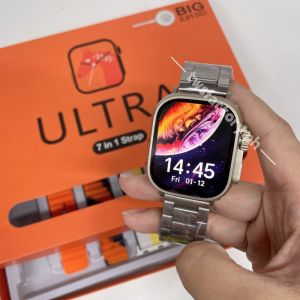 【Local warranty】7 Watch Straps New Ultra Smartwatch 2.01HD Amoled Circular Screen ECG Monitoring Smart Watch For Men Women