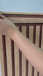 BHW Wallpaper Wood Grain PVC Waterproof Self-Adhesive Wall Paper Stain Resistant Easy-Remove Heat Resistant Wall Sticker Suitable for living room room and other wall decoration Decorative Stickers