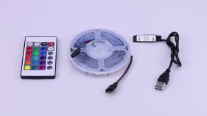 High Brightness 30LED/M RGB USB LED Light 5050 Diode Tape APP Control LED Strip For Bedroom Kitchen TV Decor