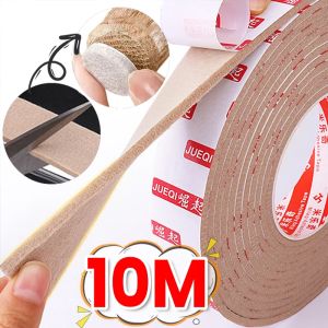 5/1ม้วนแผ่นรองขาเก้าอี้2ม. ผ้าสักหลาดเทปกาวในตัวกันลื่นเฟอร์นิเจอร์แถบเลื่อนแผ่นรองพื้นสติกเกอร์กันการฉีกขาด