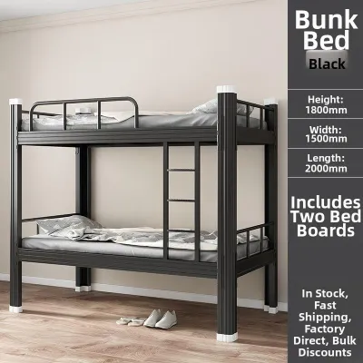ZHENTAIYUAN | Double Decker Bed Heavy Duty Bunk Bed