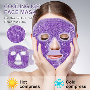 YOOKIILYE Ice Gel Mask Anti Aging Wrinkle Removal Relieve Fatigue Skin Firming Spa Hot Compress Cold Therapy Ice Pack Cooling Massage Tool