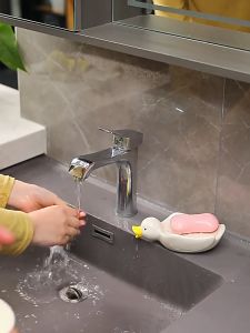 Sincecu Ceramic Soap Dish Soap Holder Bathroom Dish Cartoon Creative Ceramic Soap Box Toothbrush Holder Cute Duck Drain Soap Box Rack