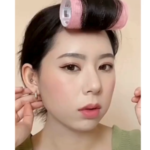 Ninabobo BN016 Roll Rambut Tempel Gulung Poni Magic Roll Hair Jepitan Keriting Gelombang Curly