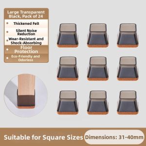 MEISITEKEKE | Silent Durable Chair Leg Protectors Thickened