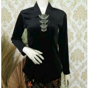 KEBAYA BLUDRU POLOS ELEGAN MEWAH CANTIK KEBAYA LAMARAN WISUDA KARTINI