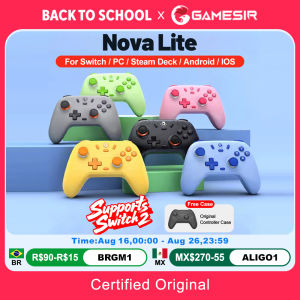 GameSir | GameSir Nova Lite Gamepads PC Switch 2 Gaming Controller for Nintendo Switch 2 Switch Steam iOS Android Hall Effect Josticks