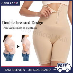 Lam Pure Body Shaper For Women High-waist Beauty Shaping Pants Large Size Buckle Adjustment Seamless Slimming Body Shaper Hip Lift Waist Pants