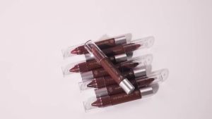 Matte Soft Mist Lip Liner Stick 8 Màu Sắc Mịn Màng Không Bám Dính Son Môi Màu Sô Cô La Dễ Dàng Thoa Trang Điểm Môi Lâu Trôi