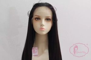 RyuutaWig Deep Part Half Lace Front Wig 13 x 5" Long Straight Elena 70cm