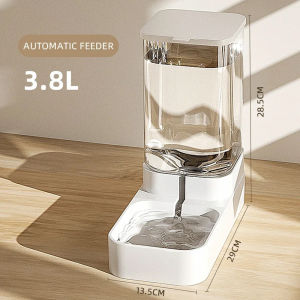 Pet Feeders and Drinkers Large Capacity Food Storage Dispenser Containers Durable Gravity Feeding Stations For Dogs And Cats