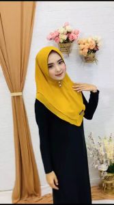 Bergo Ceruty 2 Layer: Solusi Hijab Instan Anti Tembem