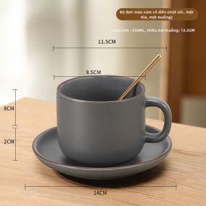 MONGDIO | Bộ Tách Cà Phê Gốm Sang Trọng