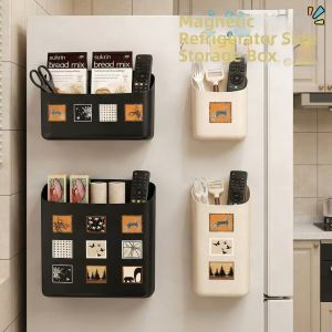 LUTUMEI | Non-Drill Fridge Side Storage Rack