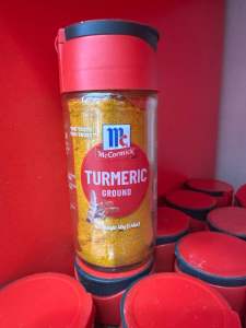 McCormick Turmeric Ground 40g - Red container - Spices for cooking