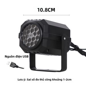 Đèn Chiếu USB Giáng Sinh LED 16 Mẫu Trượt Đèn Trang Trí Ngoài Trời Trong Nhà Cho Bữa Tiệc Chiếu Phòng Ngủ