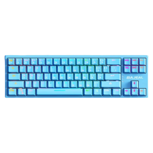 BAJEAL K71 Mechanical Keyboard with Type-C Key Line Separation Blue Switch Portable Gaming Plug-in Shaft