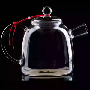Induction Cooker Use Heat-Resistant High Temperature Glass Kettle Bubble Tea Brewing Pot Fire Heating Large Capacity Teapot 2000ml