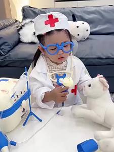 Kids Doctor Set 37-72PCS Pretend Play Hospital Kits Medical  Tool Bag Dentist Nurse Games Childrens toys for Girls Gifts