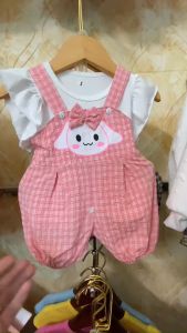 Set Yếm Mèo Cute Xinh Xắn cho bé gái