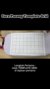Template Grid Manik Tabur Crystal Tudung Bawal Pakaian DIY Diamond Beads
