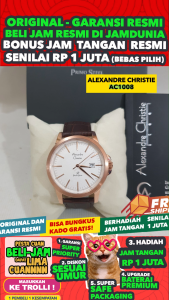 JAM TANGAN ALEXANDRE CHRISTIE PRIA ORIGINAL 1008 AC1008 AC 1008 - Men NG - Kulit - Hitam Rose Gold - Jamdunia / Jam dunia JD18 # JAM TANGAN ALEXANDER CHRISTIE PRIA JAM ALEXANDER CHRISTIE PRIA + AC 1008 M7 AC1008 AC1008M7 AC 1008M7 ACF1008M7 S003