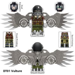Super-Villain Vulture Heavy Armor Wings Building Blocks