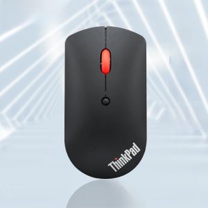 ThinkBook Silent Bluetooth 5.0 Mouse Wireless Office Business Thin Portable Light Blue Light Optical Resolution 2400dpi