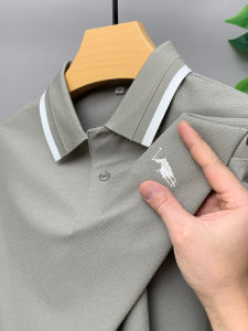 Áo Thun Polo Nam Tay Ngắn Mùa Hè Màu Trơn Cổ Polo Thêu Tay Lửng Dáng Rộng Thoải Mái Thoáng Khí Cho Bố Mặc Mùa Hè